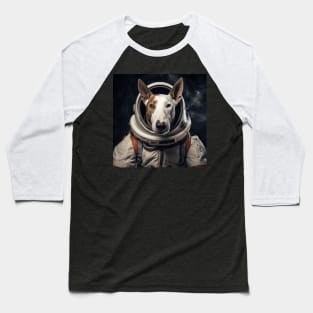 Astro Dog - Miniature Bull Terrier Baseball T-Shirt